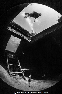 "Inside Looking Out"

Doc Polson shipwreck, Grand Cayma... by Susannah H. Snowden-Smith 